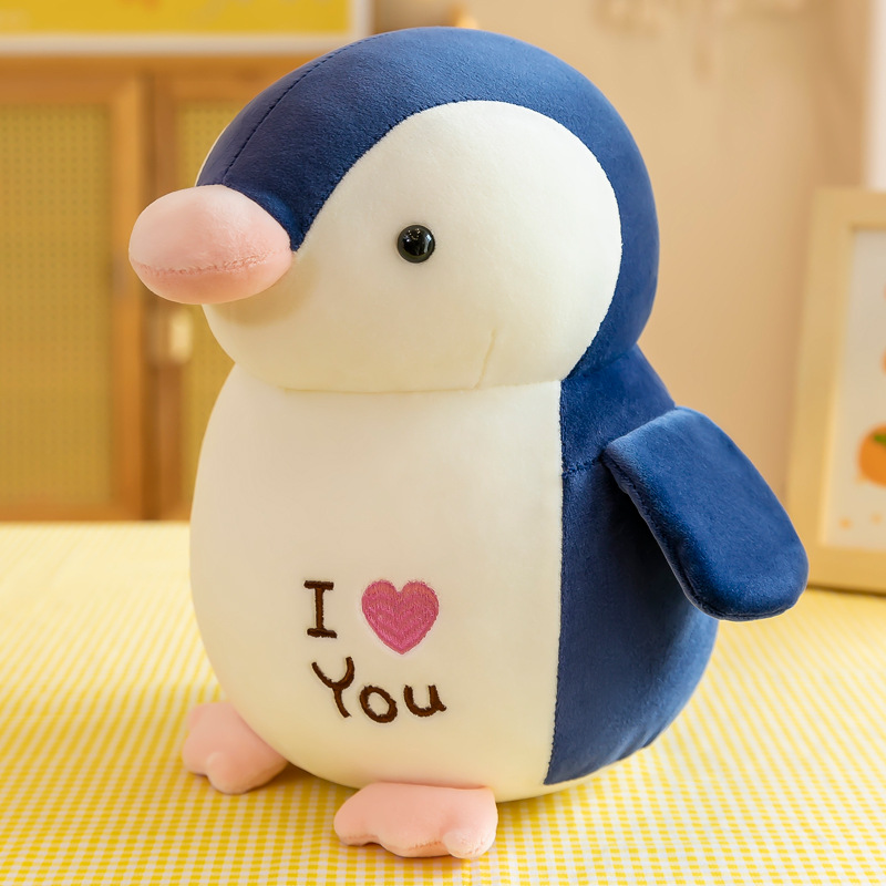 Dark Blue Penguin Plush | Frosty Blue Penguin Plushie