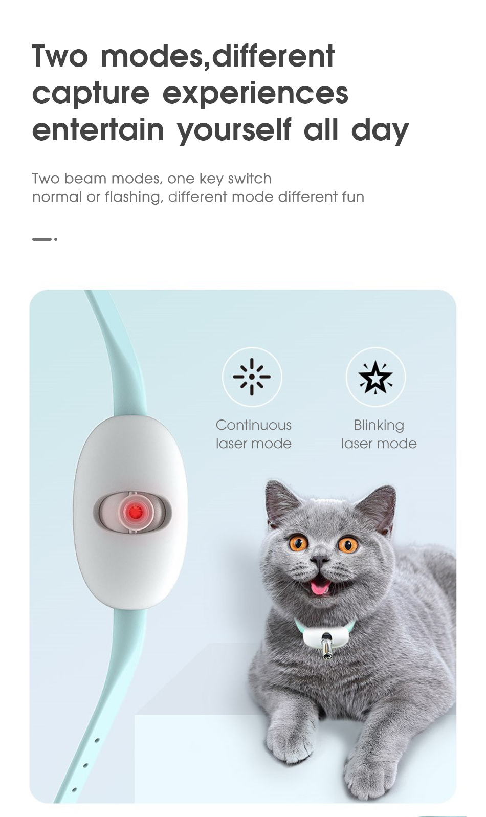 Smart Laser Cat Collar