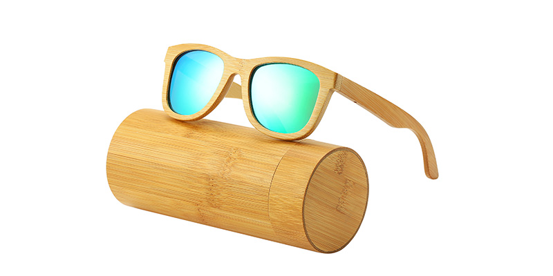 Bamboo Polarized Sunglasses Wood Frame Glasses