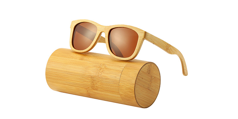 Bamboo Polarized Sunglasses Wood Frame Glasses