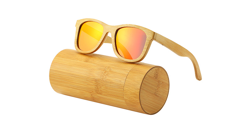 Bamboo Polarized Sunglasses Wood Frame Glasses