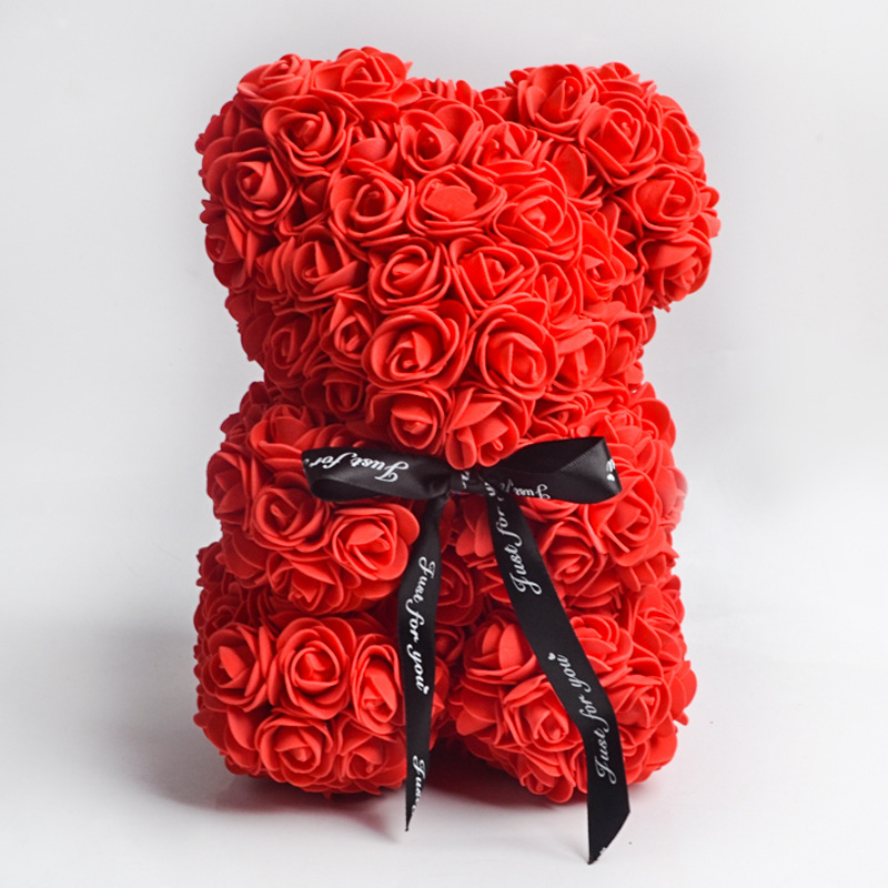Day valentine's Day Gift for Women Rose Bear Eternal Flower Rose Teddy Bear Valentines Day