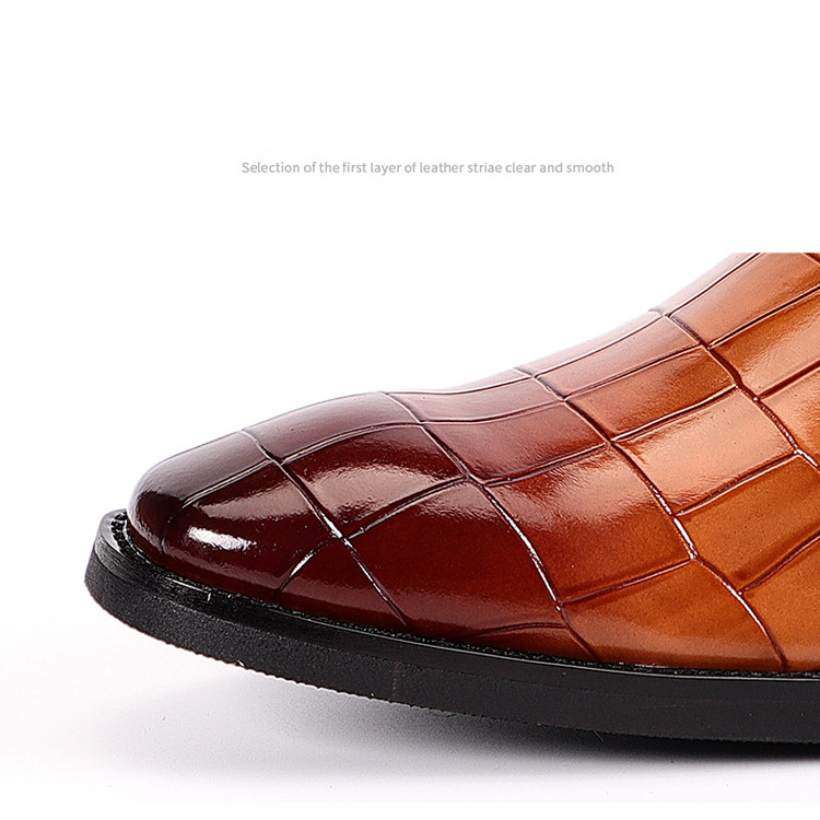 Mens Leather Slip on Shoes