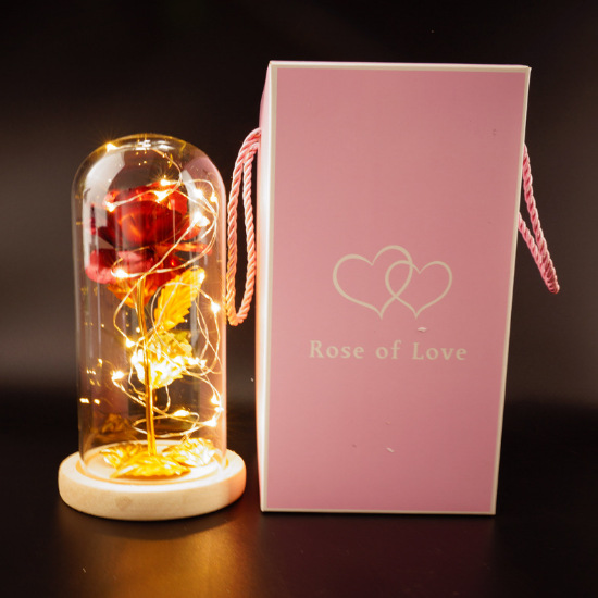 Little Prince Rose Glass Cover Valentines Gifts for Girlfriend