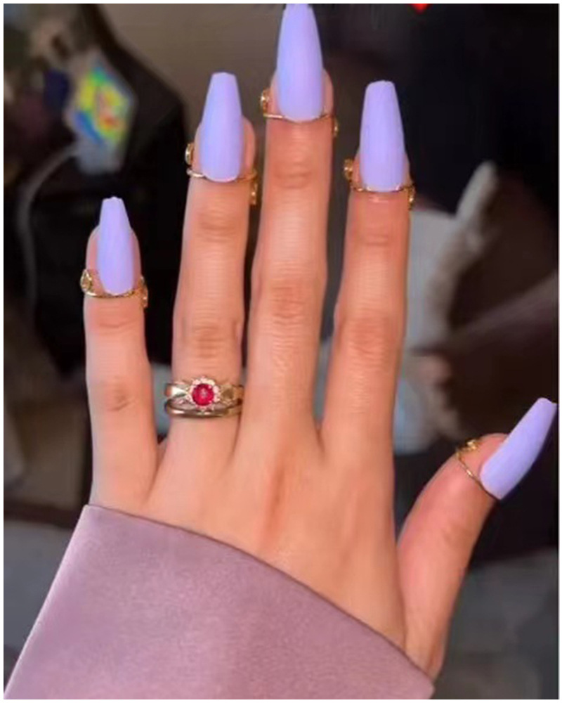  "Elevate your style with Yuchimagic's chic Nail Rings—unique accessories for a trendy and edgy look."