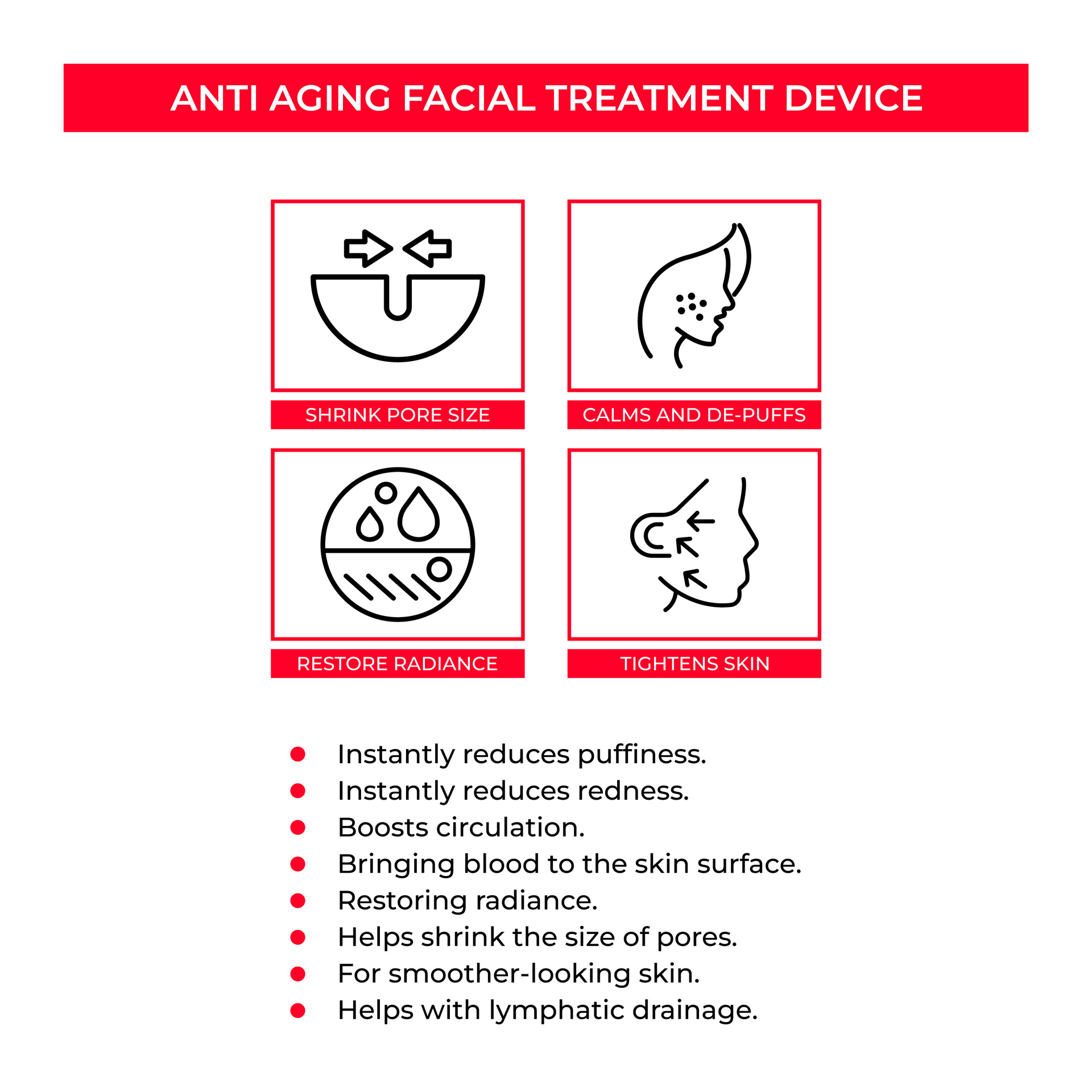 Anti Aging Facial EMS Device