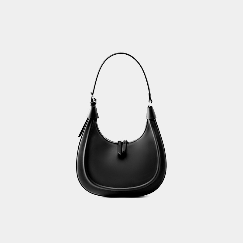 Crescent Shape Crossbody Leather Bag – YiQ Creations