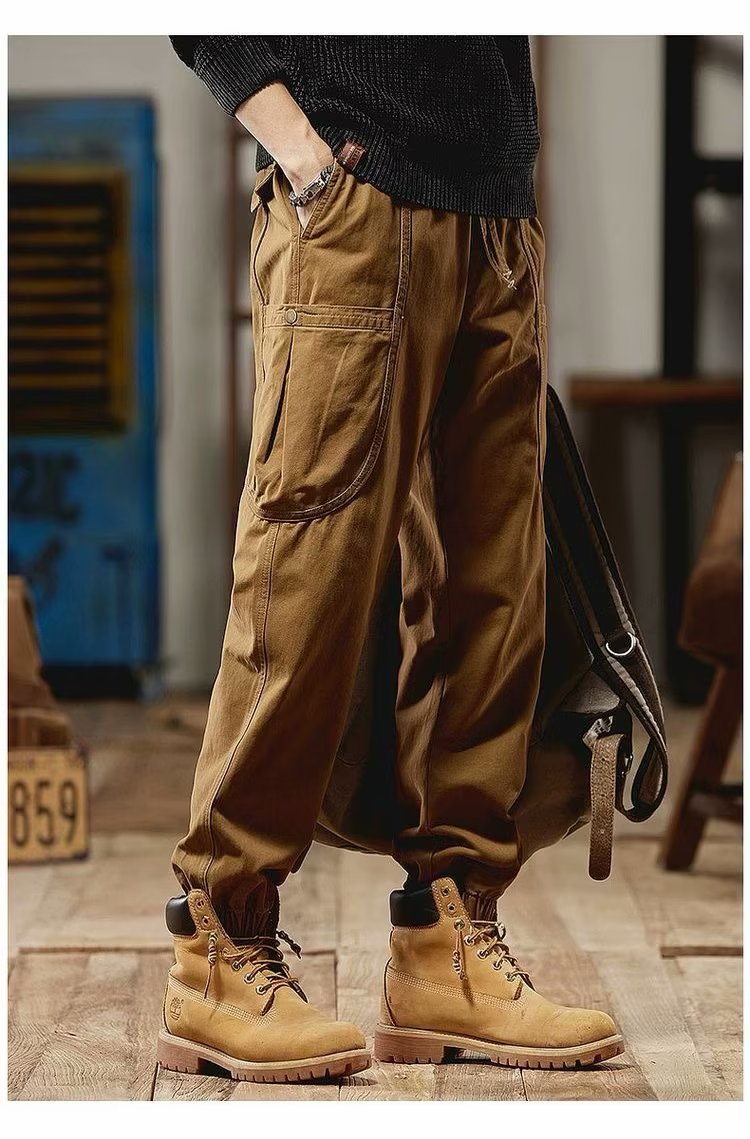 Men's Loose Overalls 