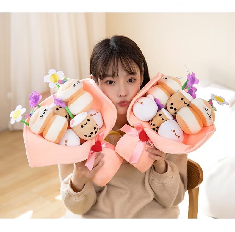 Cute Bouquet Plushie Bouquet Plush BobaBloom™