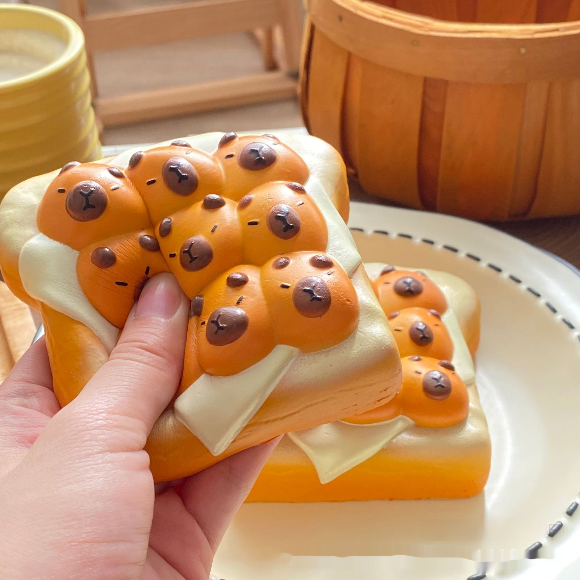 kawaii Capybara Toy Toast Squishmallow
