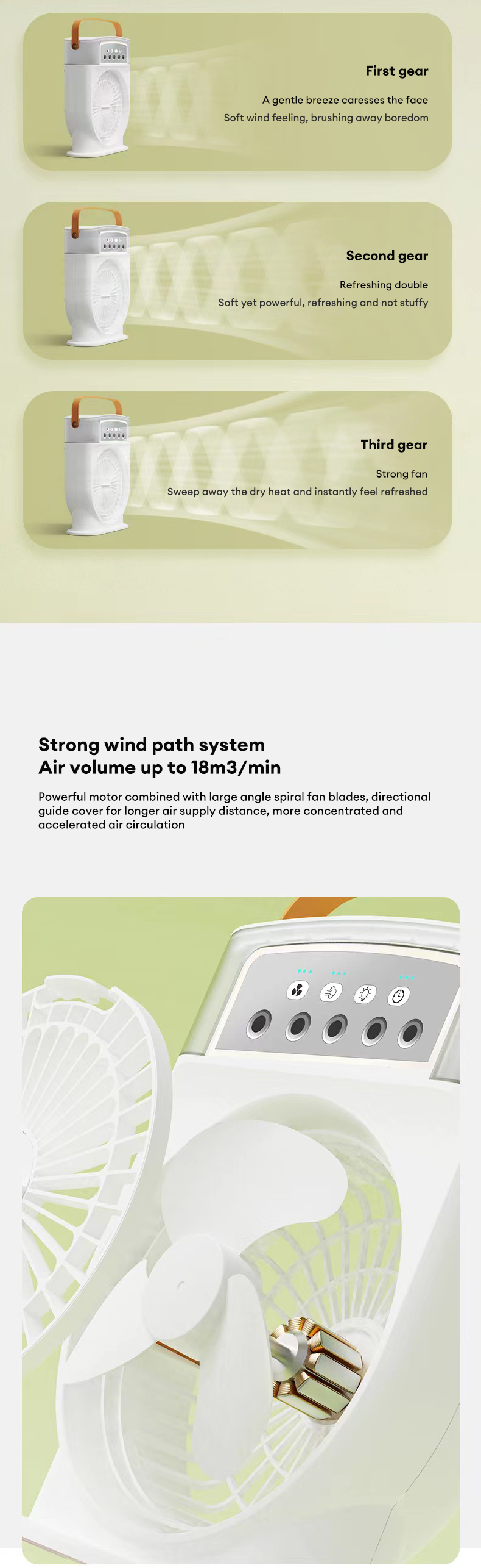 Portable Cooling Mist Fan