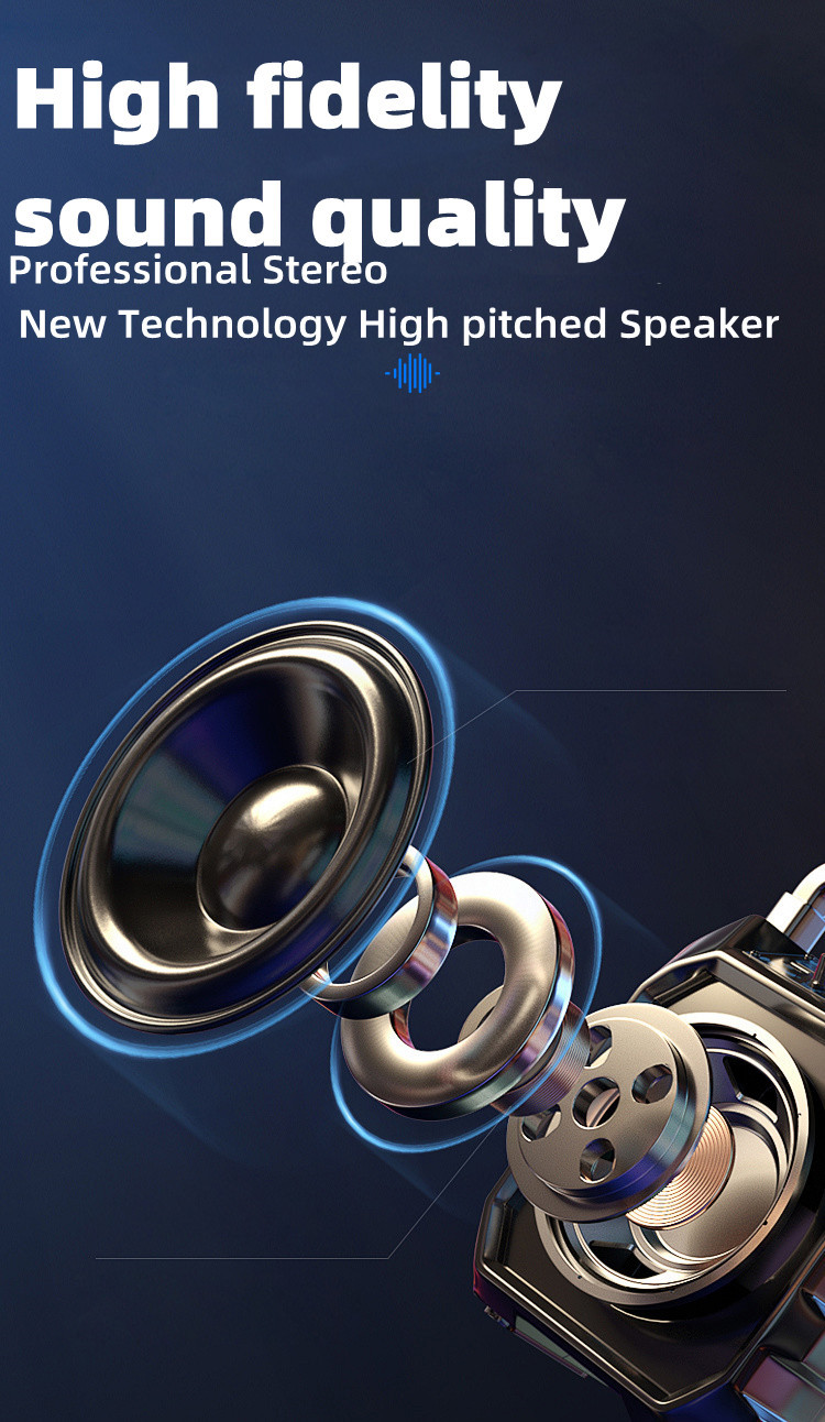 High fidelity sound quality - Professional Stereo New Technology High pitched Speaker 