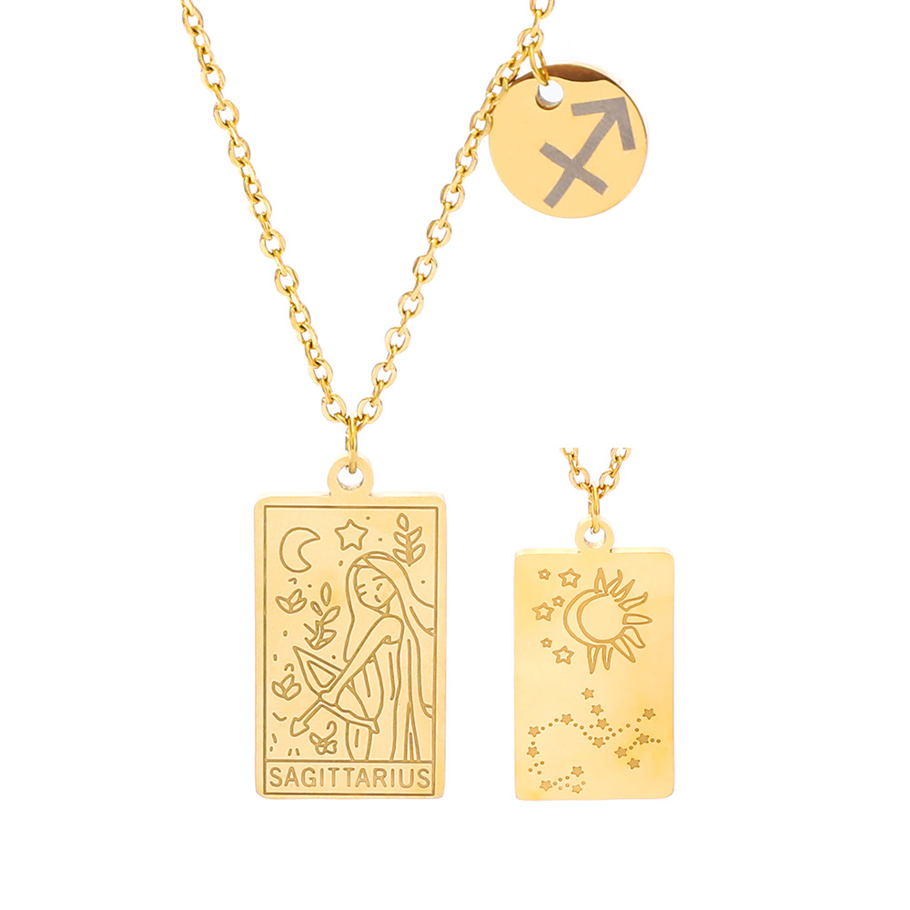 17ce0c94 0553 4afa a97f 02baf5f3fcf1 Twelve Constellation Titanium Steel Pendant Mirror Polished Vacuum