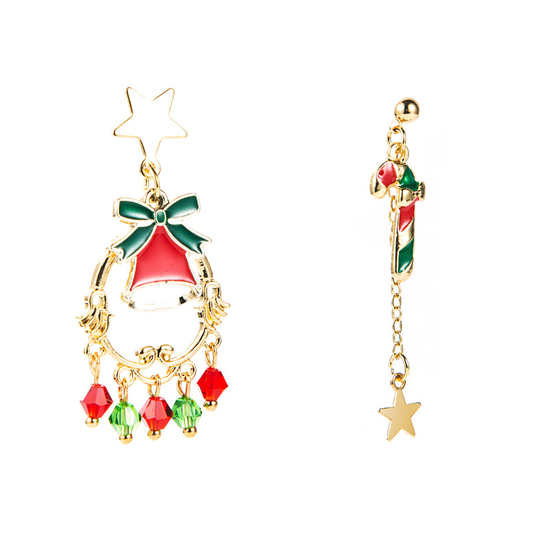 Christmas Series Alloy Dripping Christmas Cane Bells Tassel Earrings Women 5 184b5c21 0a1b 409a 882b 47f14d7eacd9 Christmas Series Alloy Dripping Christmas Cane Bells Tassel Earrings Women