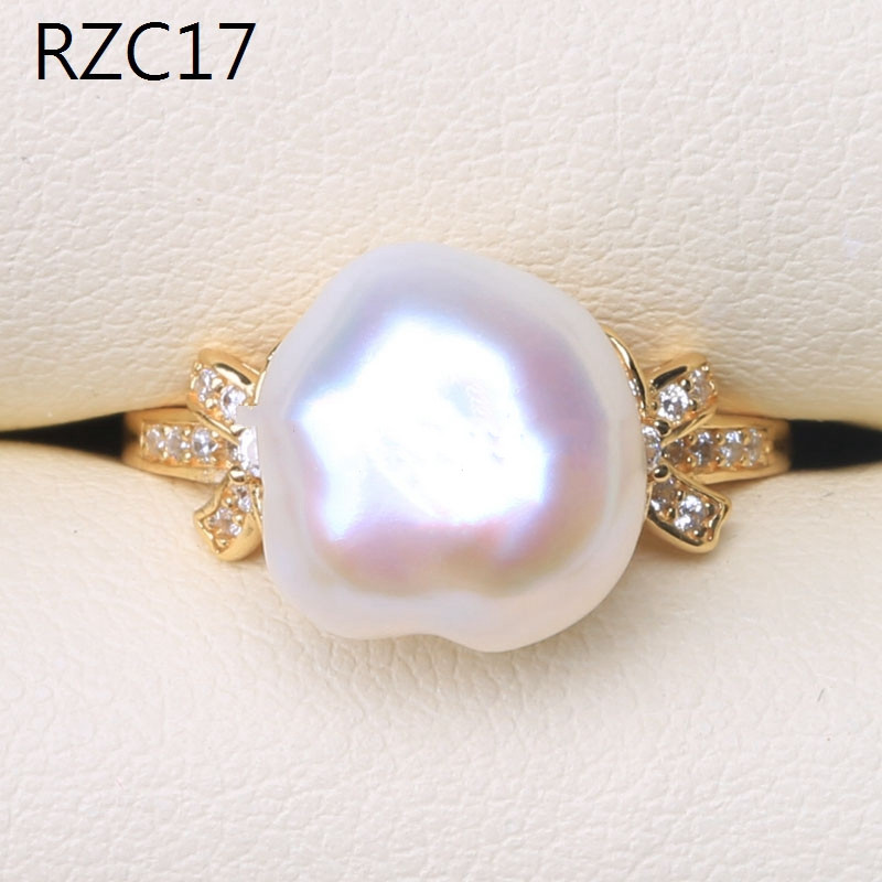 Platinum Moon Design Natural Baroque Pearl Ring 38 18a6003b 32e6 4181 82d6 08dbf8e7d649 Platinum Moon Design Natural Baroque Pearl Ring