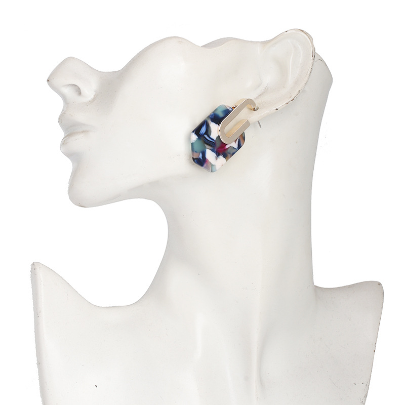 1b6a212d 0034 4c95 b053 8e7166e92def Acrylic Geometric Heart Shaped Earrings Jewelry