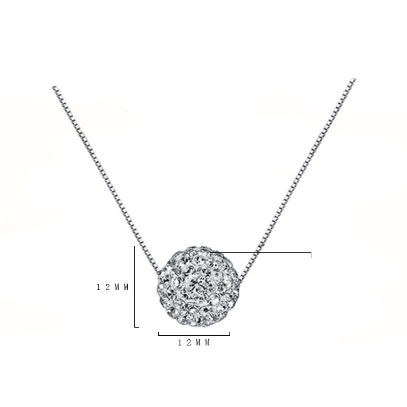 1c7de1fd 8731 43d7 8a63 13182524eb9f Fashion Full Diamond Round Necklace Women