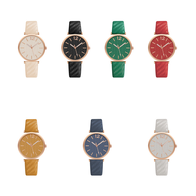 1cd21642 bbd6 4870 b9b1 8c312ae2e60a Ladies New Belt Watch Gold Shell Acupuncture Needle Casual Fashion Quartz Watch