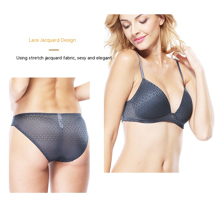 Title 2, No Steel Ring Lace Bra Set No Trace, for women,...