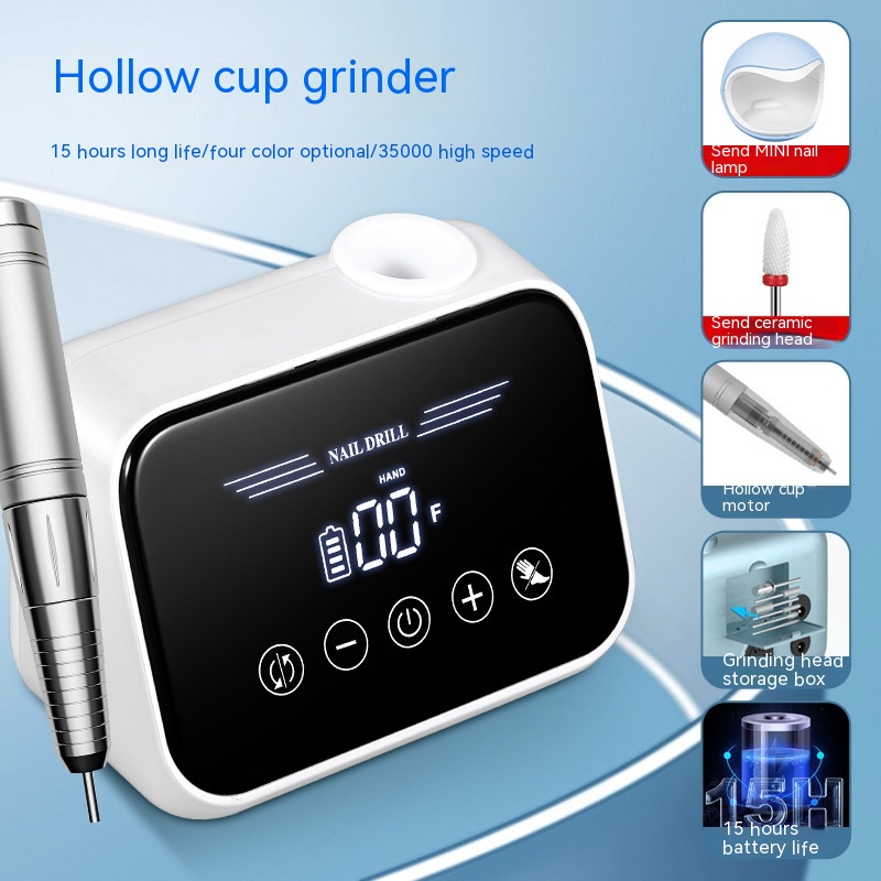 Title 5, Hollow Cup Motor 35000RPM Speed Rechargeable Na...