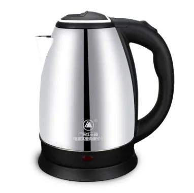 Style: Red triangle plastic cover - Electric kettle stainless steel electric kettle