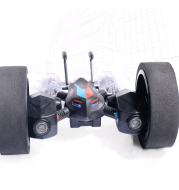Land and air dual-speed vehicle remote control quadcopter detachable 3D flip headless model aircraft model