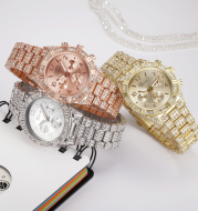 Women Crystal Quartz Analog Wrist Watch Fashion Stainless Steel Geneva Luxury reloj hombre 2021 montre femme sport watches