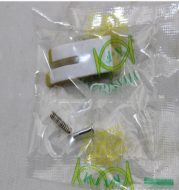 Teflon double laminated foot plate with spring screws