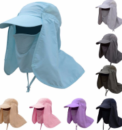 Bicycle riding headgear men and women anti-UV cap outdoor visor mountaineering hat fisherman hat fishing breathable