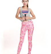 Printed fashion leggings female color pencil pants