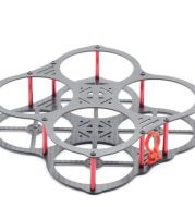 130 racks through the H130 rack Q4 butterfly carbon fiber four-axis rack with protection ring / anti-collision ring