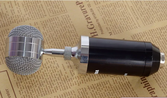 Color: Black metal packaging - Direct manufacturers   condenser mic Anne condenser