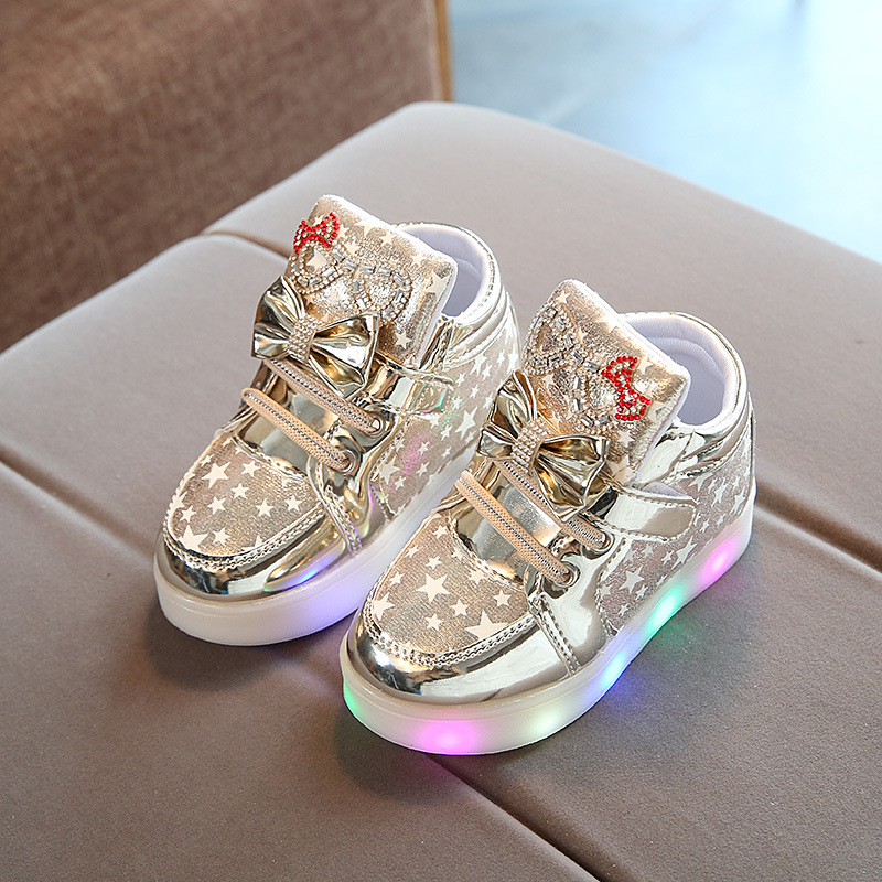 Shoe - Velcro Flashing Luminous Kids Shoes