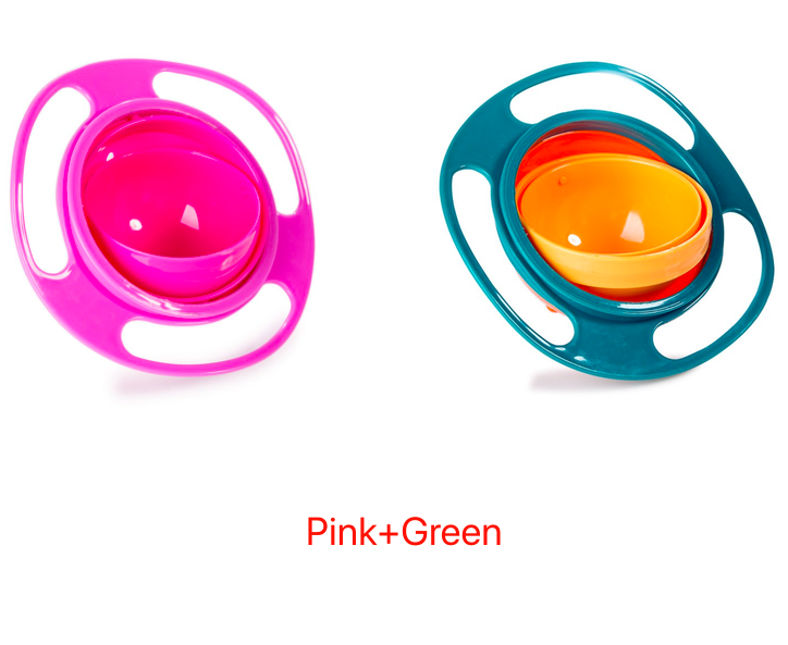Baby/Toddler Spill-proof Bowl 360 Rotate Universal - Picture 14 of 17