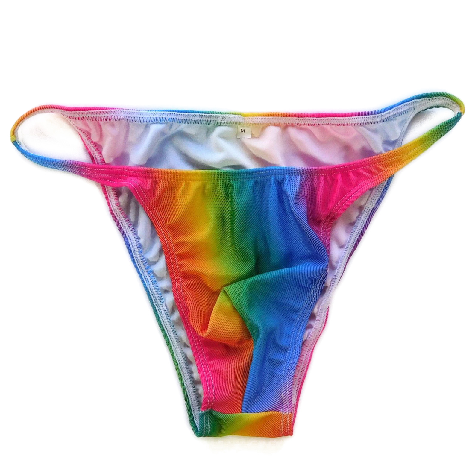 Rainbow Stripe Narrow Waist Small Briefs - CJdropshipping