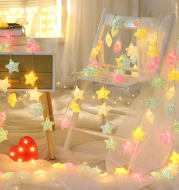 Led lights flashing lights lights stars live background ins stars lights girls heart room layout bedroom decoration
