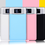 New private model leather mobile power nesting polymer double strong light with digital display charging treasure