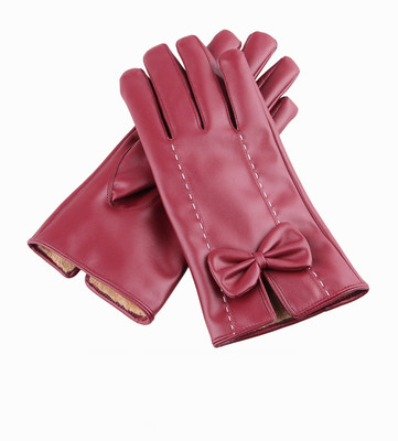 346587790761 - Leather gloves female