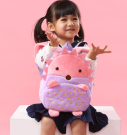 Kindergarten Children Shoulder Backpack Baby Furry Shoulder Pack