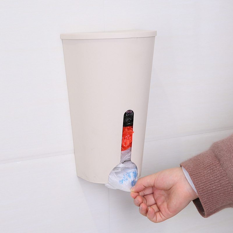 Removable plastic bag wall hanging storage box CJdropshipping