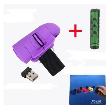 Color: Pink, Style: 3style - 2.4G wireless ring photoelectric lazy business micro creative mini cute sofa USB wireless mouse