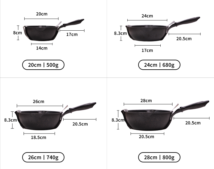 aifan Stone Non-Stick Frying Pan - Authentic Flavors, Effortless Cooking