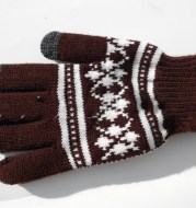 Touch screen gloves thick brushed warm touch screen gloves