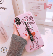 iphoneXS invisible bracket embossed protective cover for 7plus multi-function 8 mobile phone shell