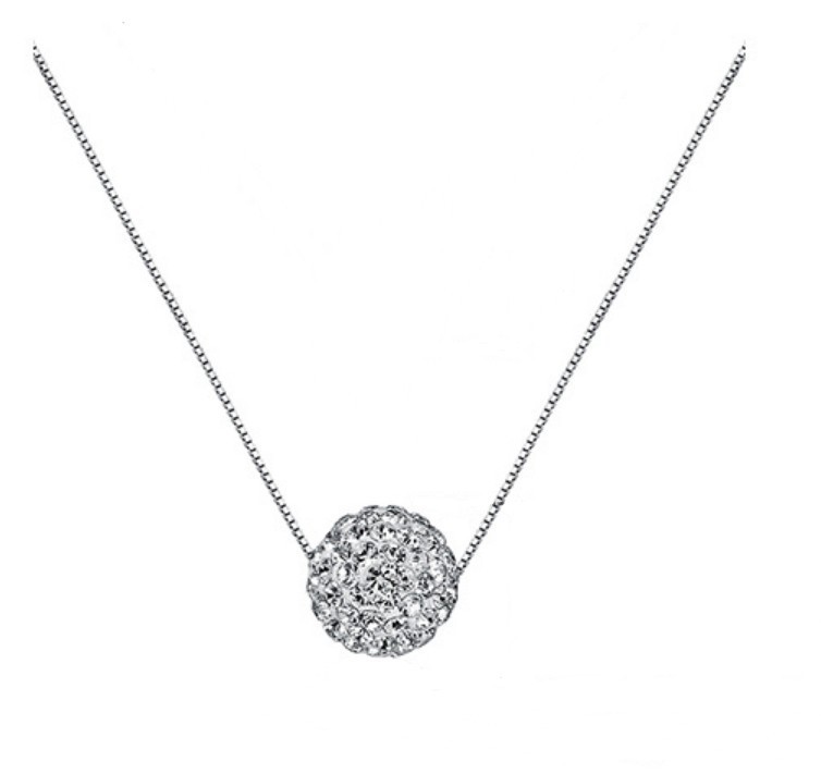 21a3ce42 241a 4eaa bfb6 f2ceb0918e6e Fashion Full Diamond Round Necklace Women