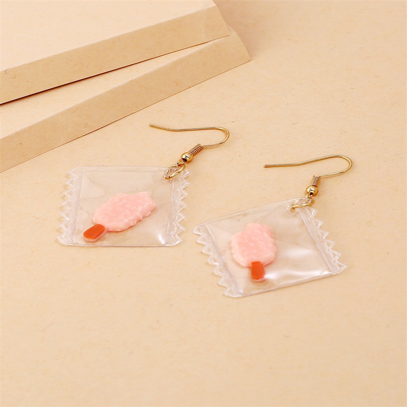 2289f054 433d 4782 a8ba 32cec59c7f22 Personality Candy Net Red Pop Earrings