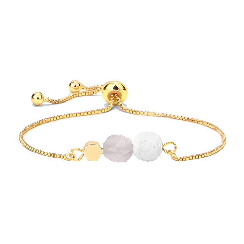 231eca6f ba0e 4c22 9bc3 bcb822646732 14K Gold Plated Color Preserving Box Chain Tiger Eye Volcanic Stone Yoga Bracelet