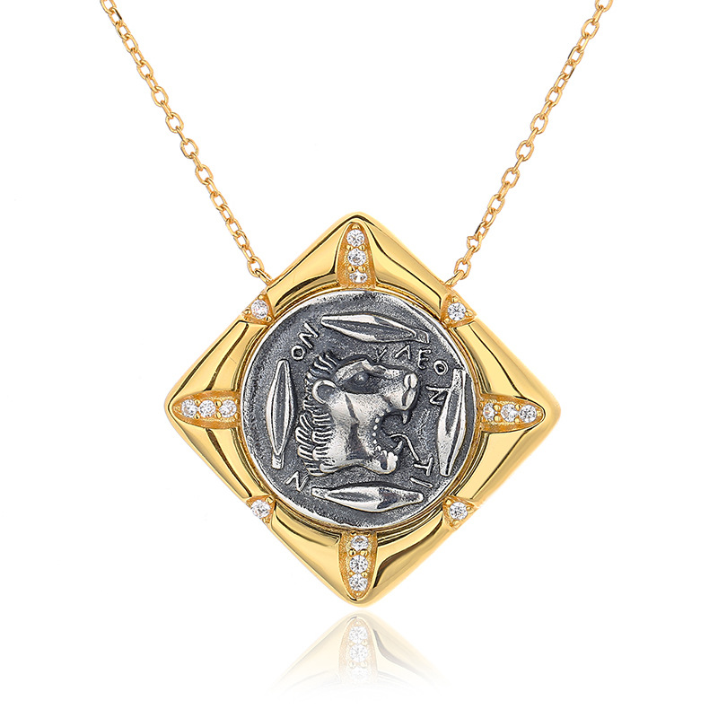 249ad89e a3a7 4861 bb33 781fee1fd2bb Gold Vintage Coin Sweater Chain