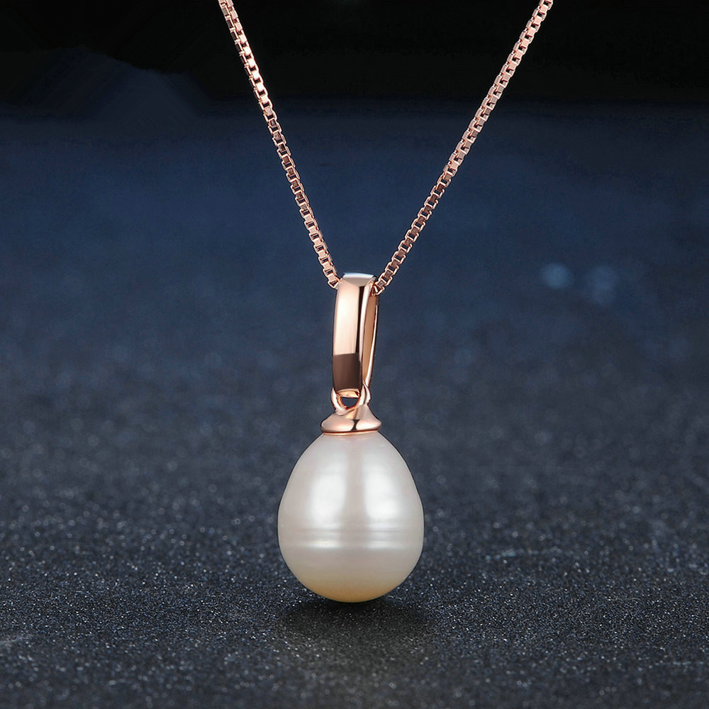 249cd432 a011 4410 bac2 680df843c9ac Natural Freshwater White Pearl Rose Gold Pendant