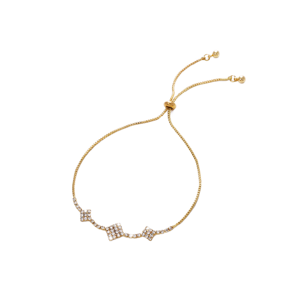 24d2ad14 8280 4ee9 bca2 79d6dbf0cc29 Brass Gold Plated Square Micropaved Zircon Pendant Shrink Brass Bead Bracelet